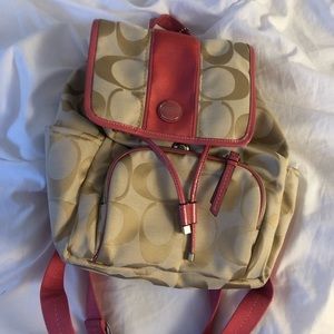Coach purse backpack 🎒